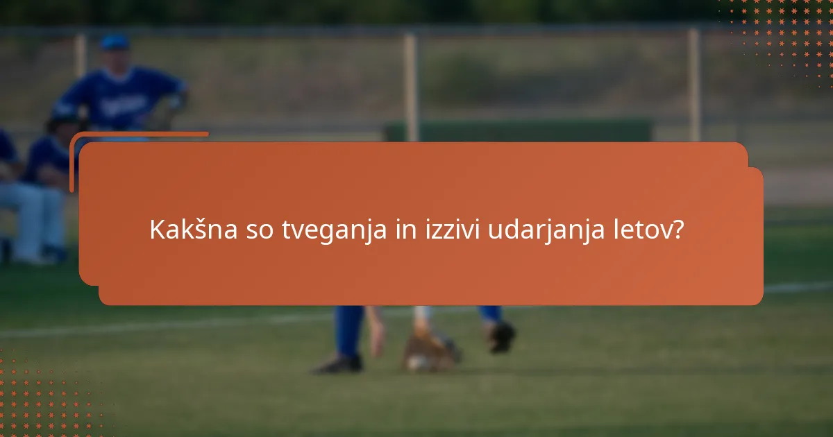 Kakšna so tveganja in izzivi udarjanja letov?